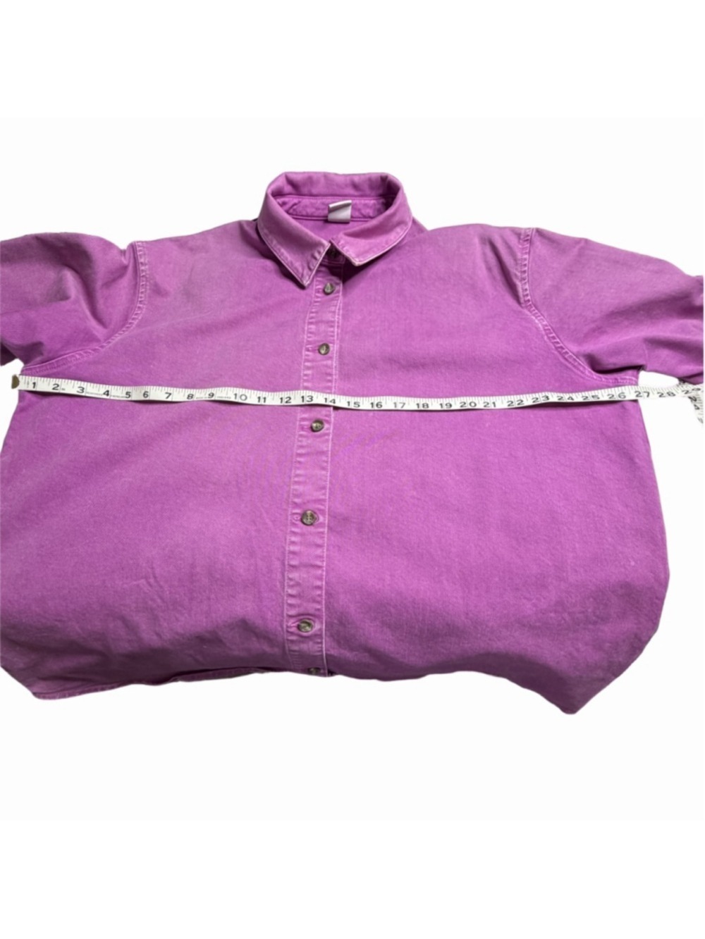 Won Hundred Purple Orchid Zara Heavy Oversized Denim Jacket Top 38 - Picture 8 of 11